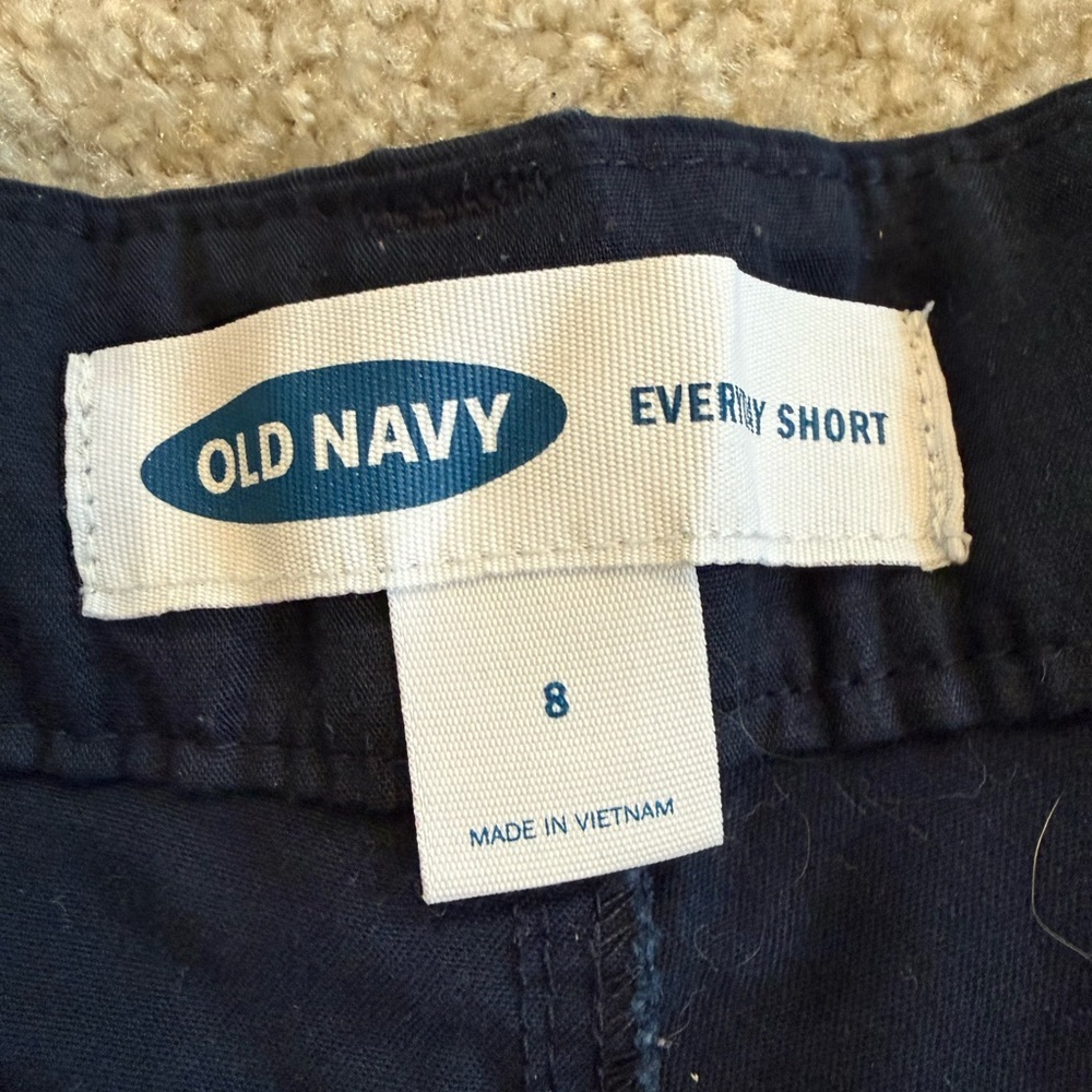 Old Navy Dark Blue Women's Shorts - Picture 2 of 2